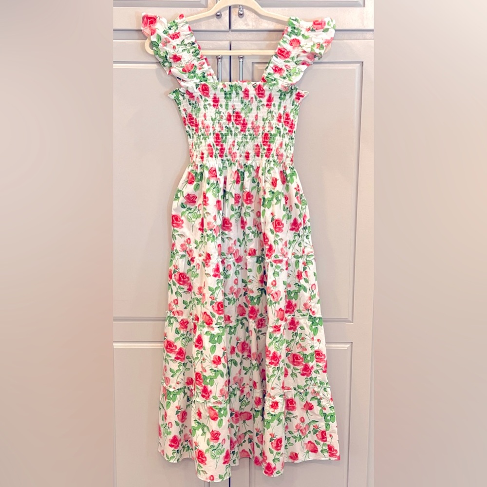 Hill House Nap Dress Pink Roses